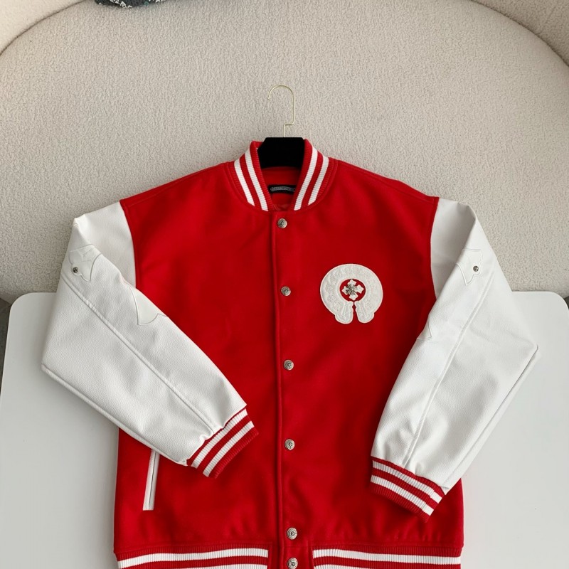 Ch**me He**ts catwalk baseball jacket