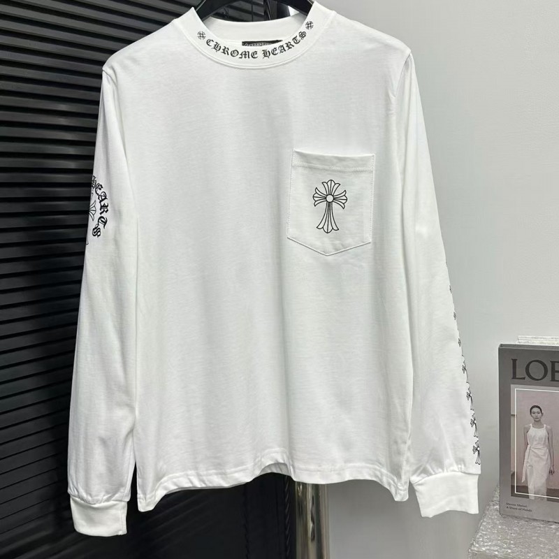 Ch**me He**ts 24 round neck long sleeve T-shirt