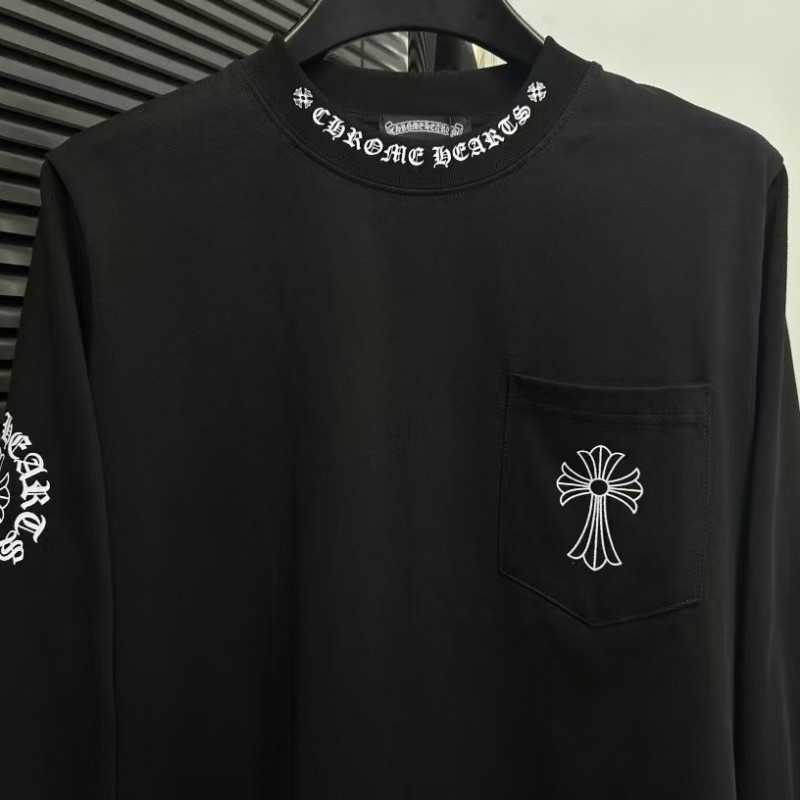 Ch**me He**ts 24 round neck long sleeve T-shirt