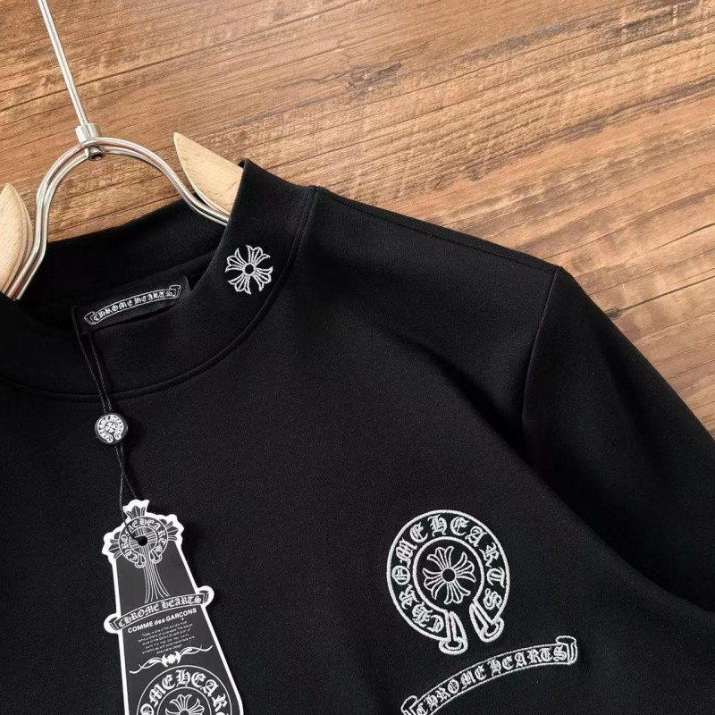 Ch**me He**ts 24ss embroidered logo sweatshirt