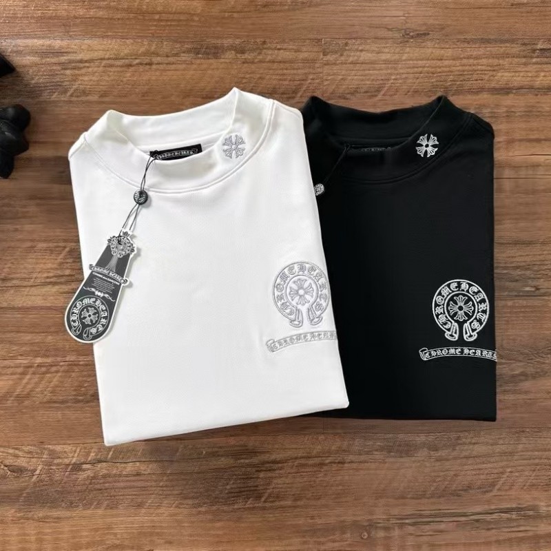 Ch**me He**ts 24ss embroidered logo sweatshirt