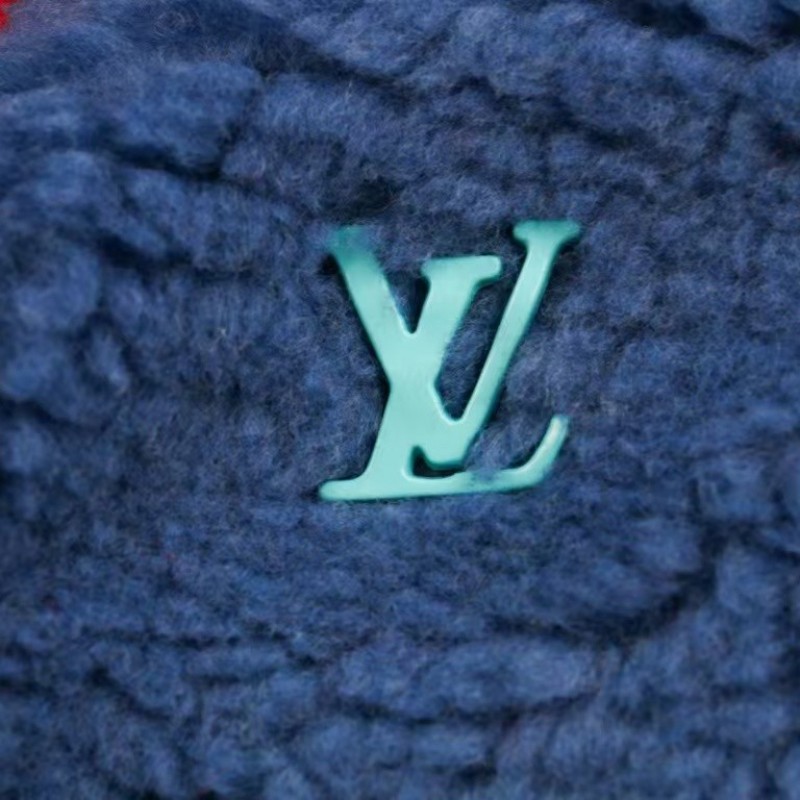 L0*is V*t0n 23fw sunflower old flower lamb jacket