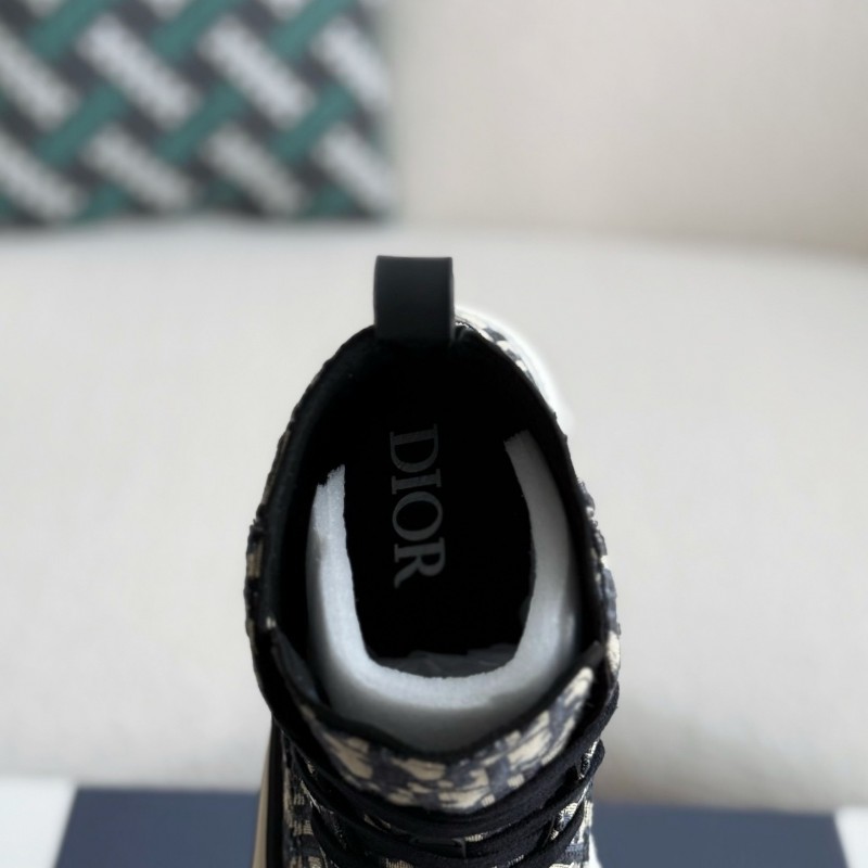 D*0r B23 logo print high top sneakers