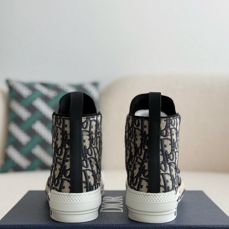 D*0r B23 logo print high top sneakers
