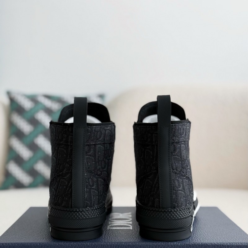 D*0r B23 logo print high top sneakers