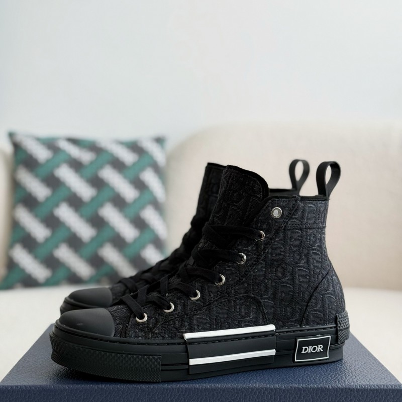 D*0r B23 logo print high top sneakers