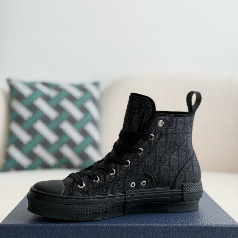 D*0r B23 logo print high top sneakers