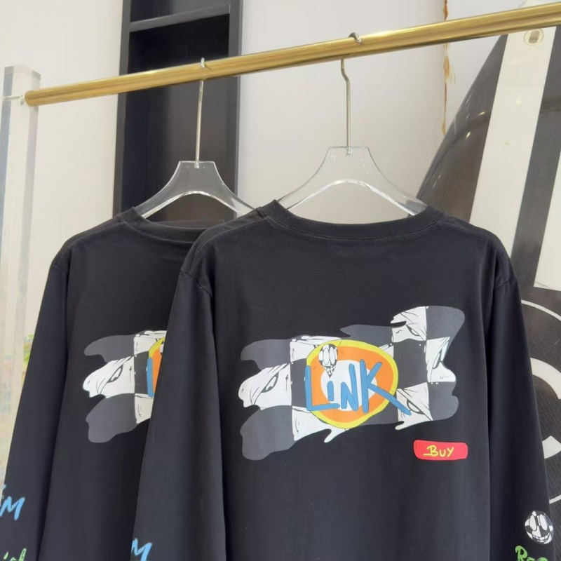 Ch**me He**ts Graffiti Series Long Sleeve T-shirt