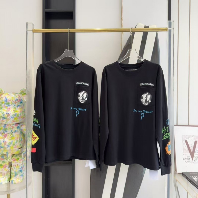 Ch**me He**ts Graffiti Series Long Sleeve T-shirt