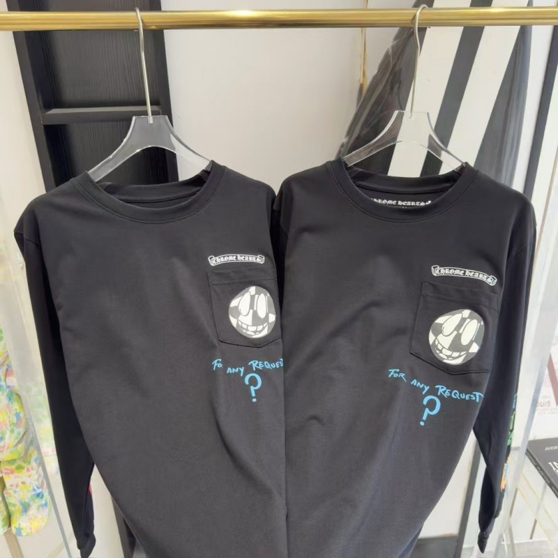 Ch**me He**ts Graffiti Series Long Sleeve T-shirt