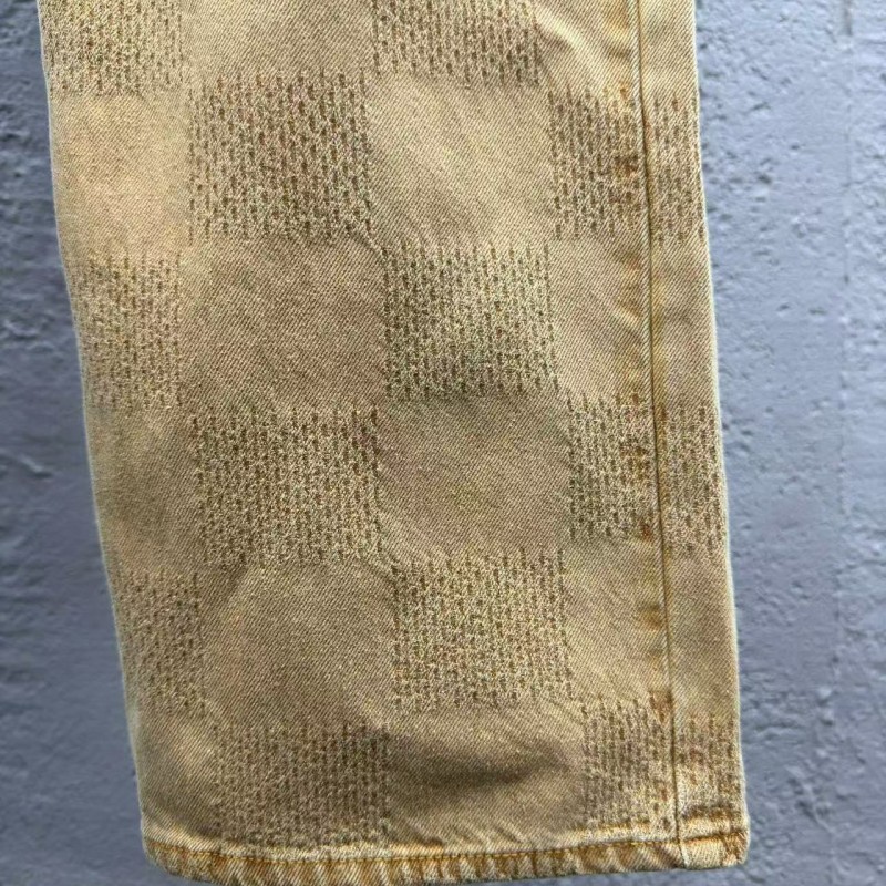 L0*is V*t0n Vintage Checkerboard Jeans