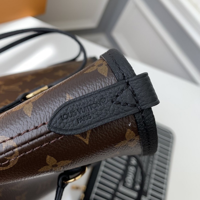 L0*is V*t0n Counter Seasonal New NEVERFULL INSIDE OUT Medium Shopping Bag M12061 Size：28*14*31cm