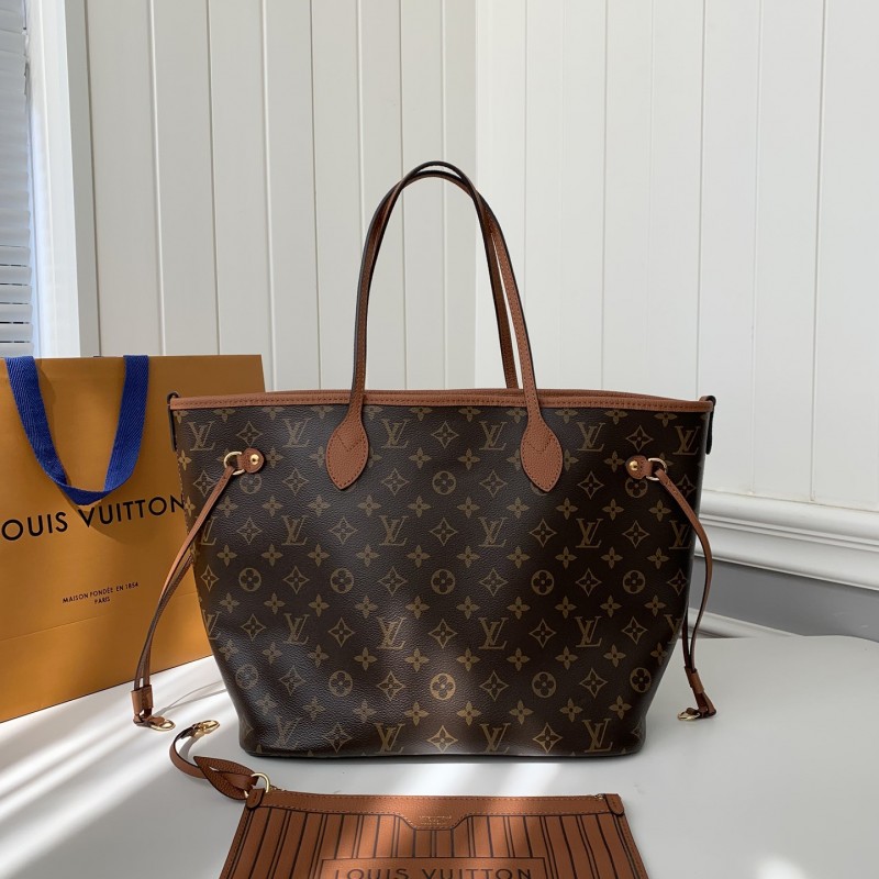 L0*is V*t0n Counter Seasonal New NEVERFULL INSIDE OUT Medium Shopping Bag M12061 Size：28*14*31cm