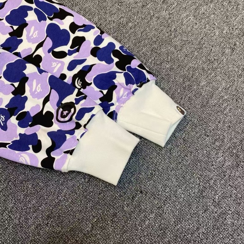 bape Shizuoka Limited Edition Violet Camouflage Shark Sweatshirt