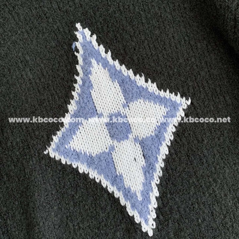 L0*is V*t0n ski sweater with wool inlay