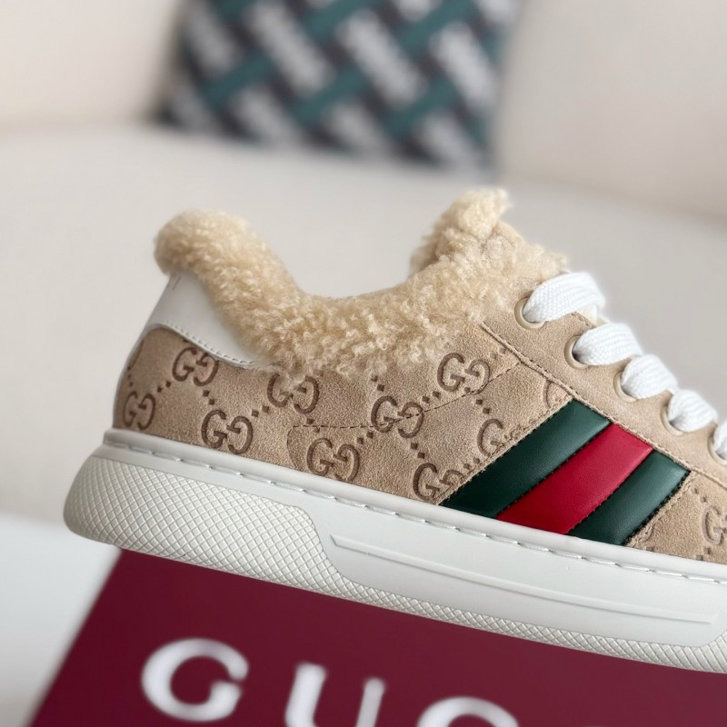 G*u*i ACE Suede Sneakers