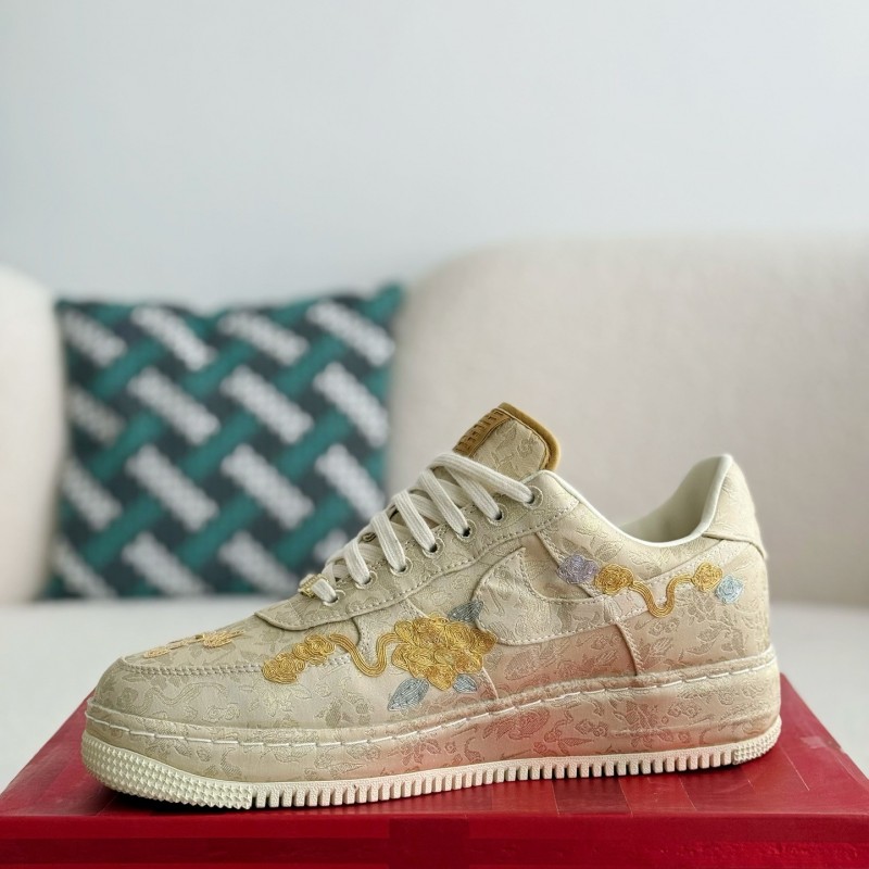 Nike Air FORCE 1 Dragon and Phoenix Present Good Omens Sneakers