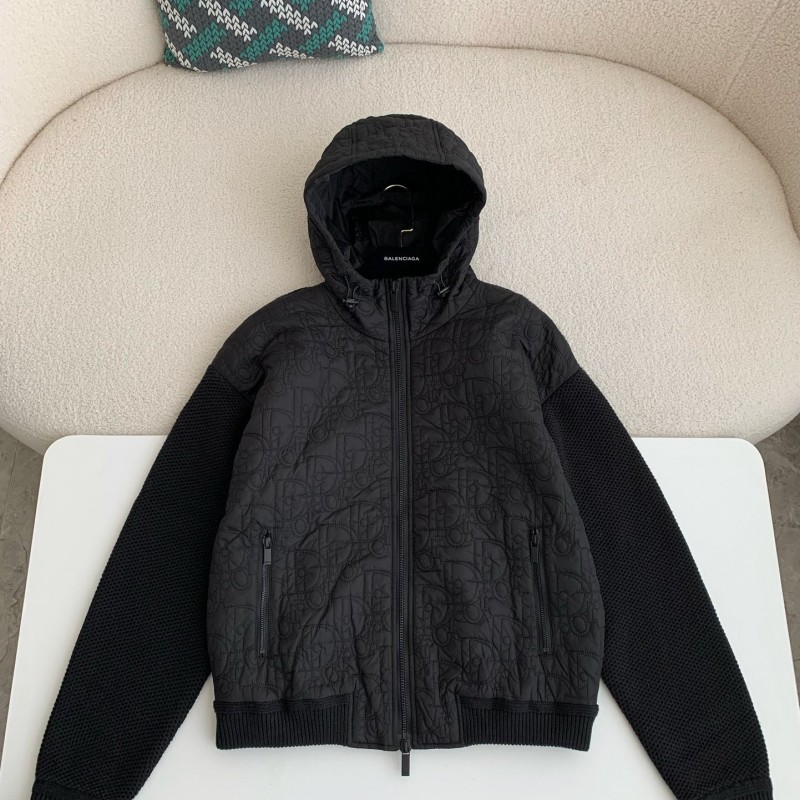 D*0r FW24 Plain color hooded jacket