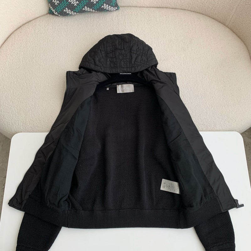 D*0r FW24 Plain color hooded jacket