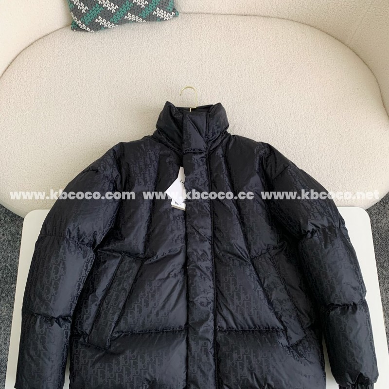 D*0r Logo Printed Down Jacket