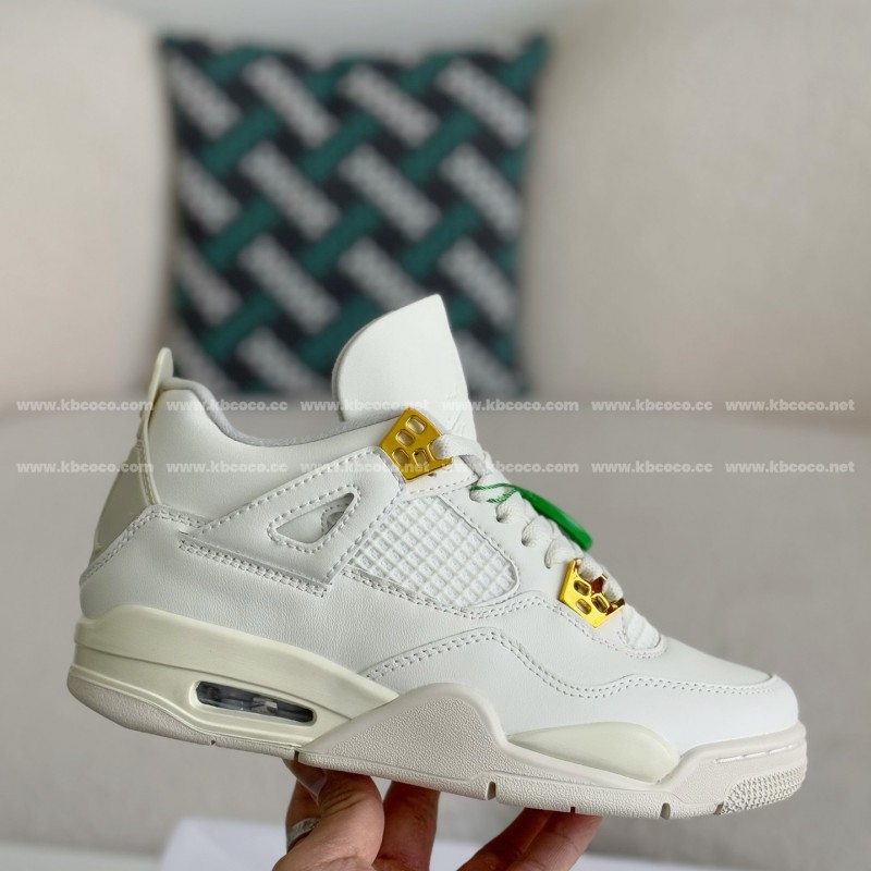 Jordan Air Jordan 4 retro kaws suede lightweight wear-resistant non-slip mid-top