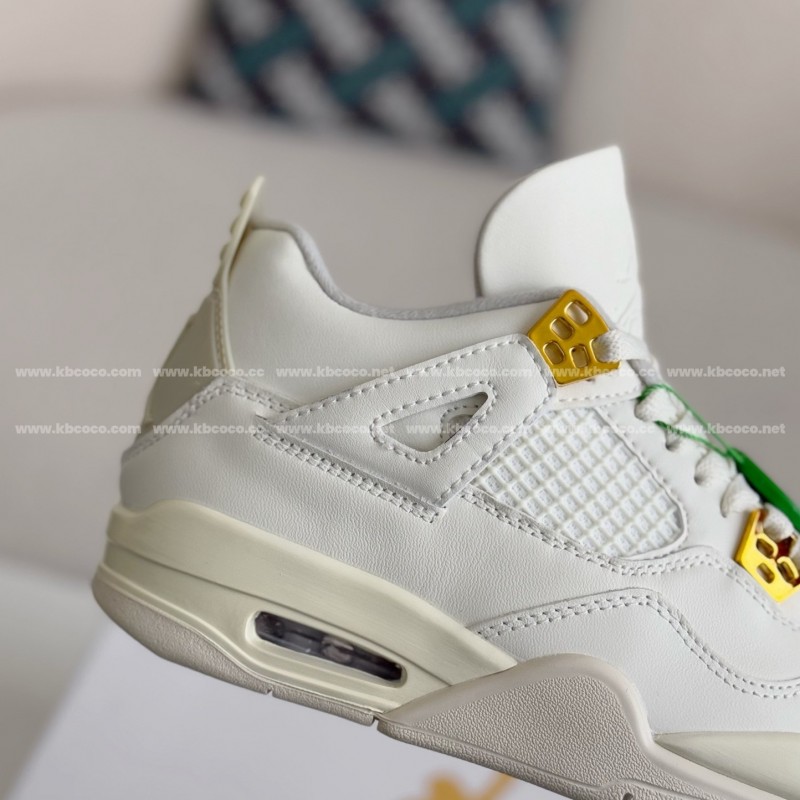 Jordan Air Jordan 4 retro kaws suede lightweight wear-resistant non-slip mid-top