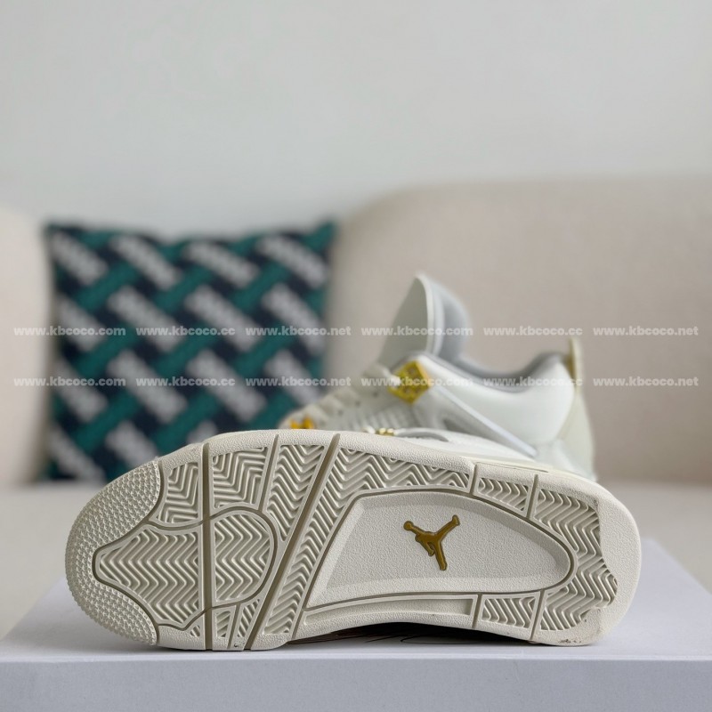 Jordan Air Jordan 4 retro kaws suede lightweight wear-resistant non-slip mid-top