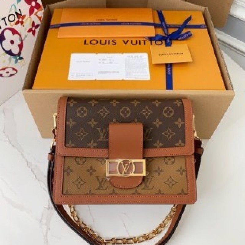 L0*is V*t0n MINI DAUPHINE handbag, large Daphne M45958, size: 25*17*10cm