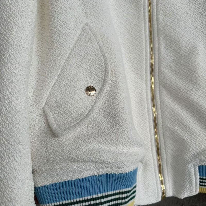 casablanca2024ss orange embroidered jacket