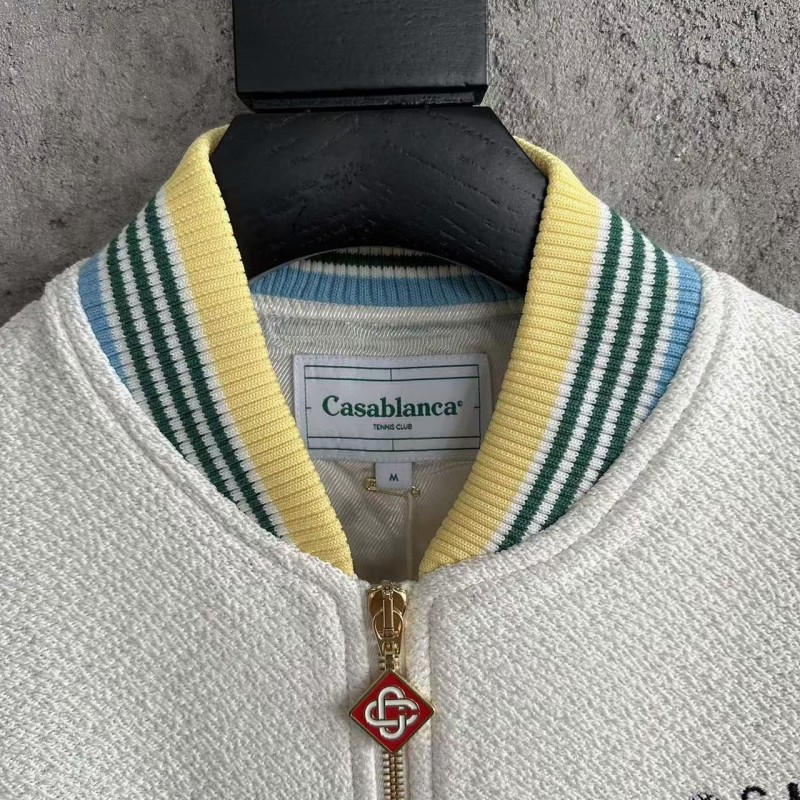 casablanca2024ss orange embroidered jacket