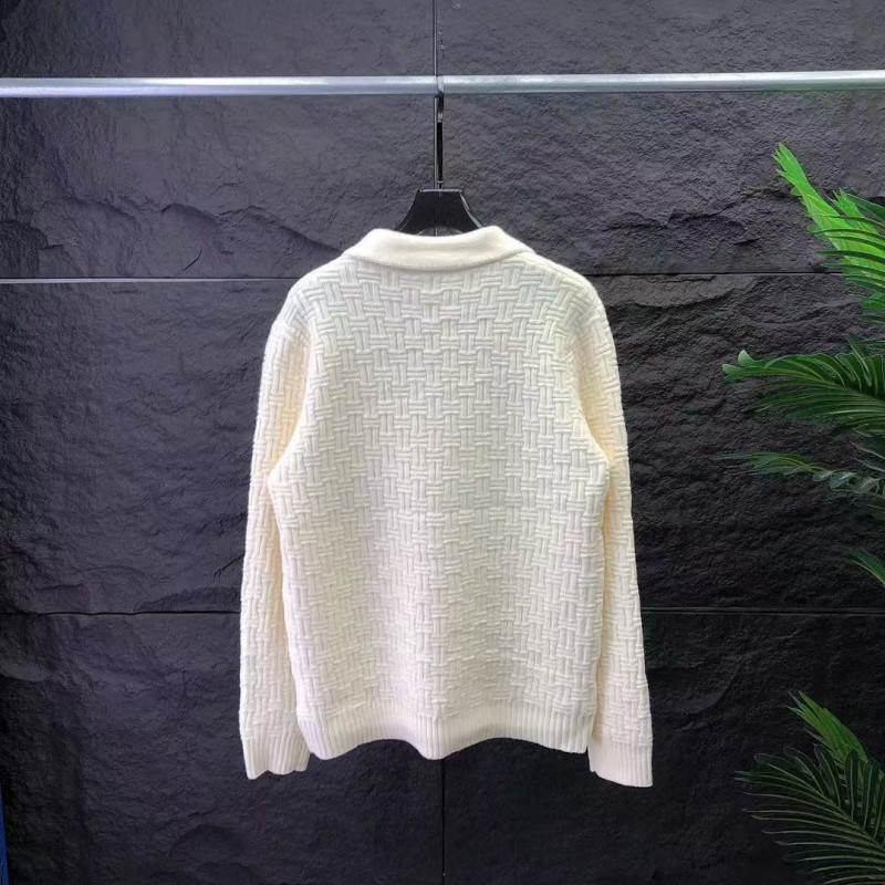 casablanca2024 new polo knitted long sleeve