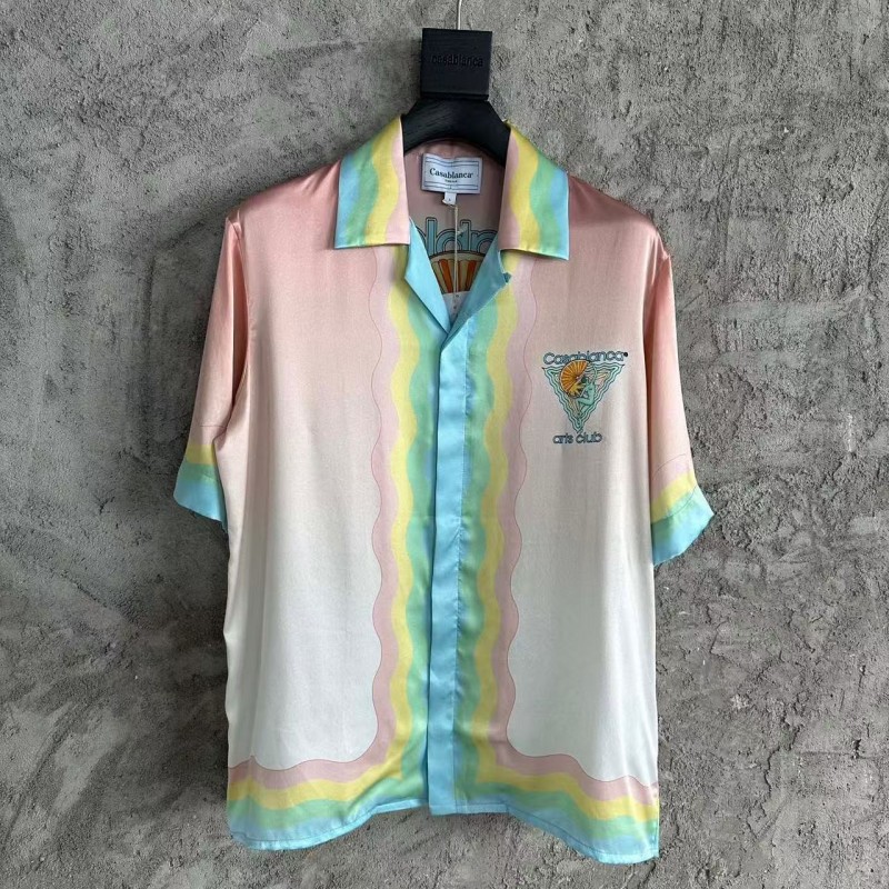 casablanca short-sleeved dancer shirt