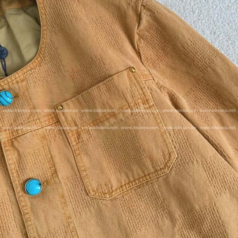 L0*is V*t0n FW24 Round Neck Single Breasted Casual Jacket