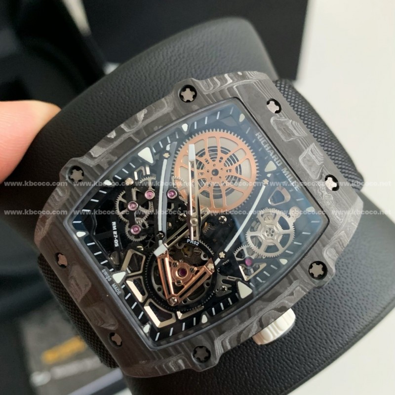 RICHARD MILLE RM 27-05 Flying Tourbillon Rafael Nadal Ultra-light and ultra-thin floating tou