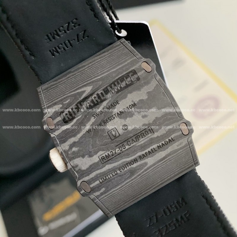 RICHARD MILLE RM 27-05 Flying Tourbillon Rafael Nadal Ultra-light and ultra-thin floating tou