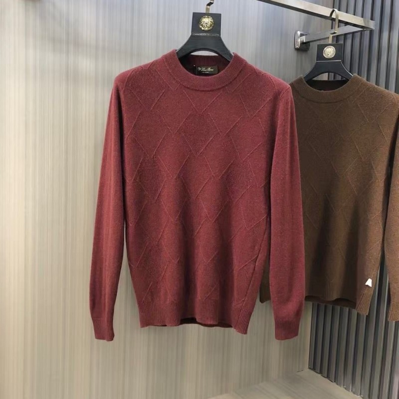L**o p*ana24 Autumn and Winter crew neck knitted sweater