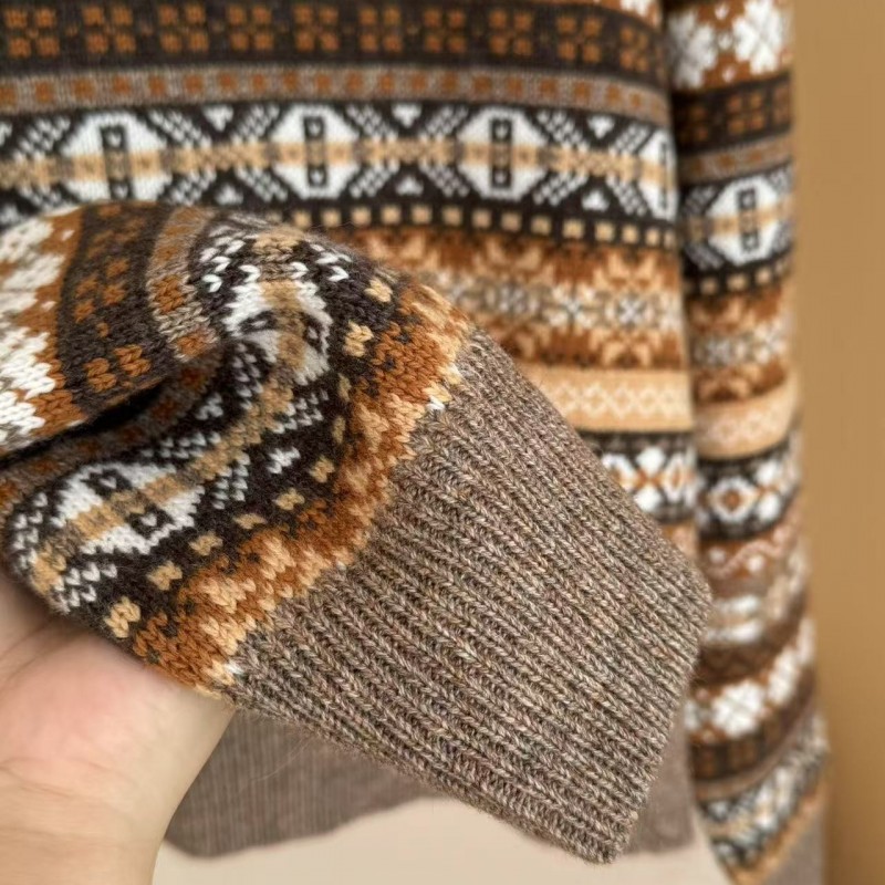 L**o p*ana Fair Isle Turtleneck Sweater