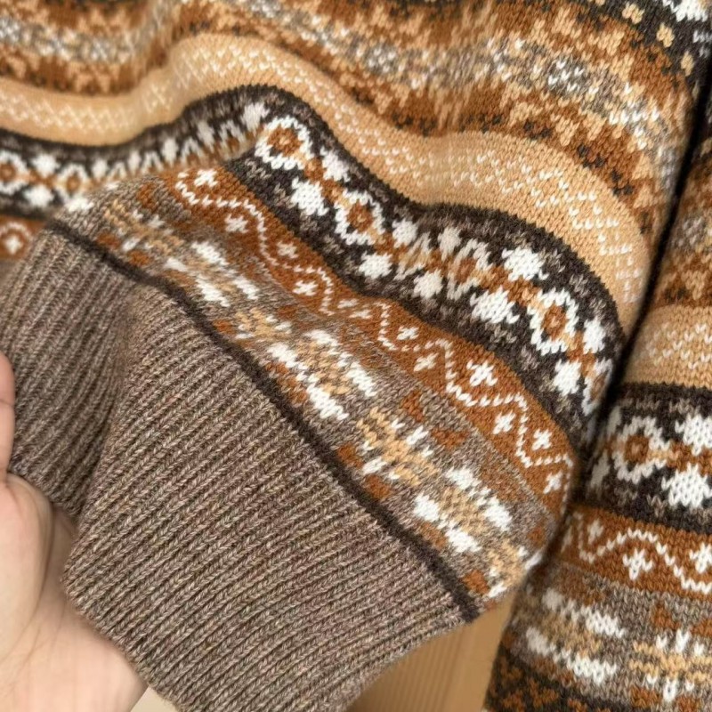 L**o p*ana Fair Isle Turtleneck Sweater