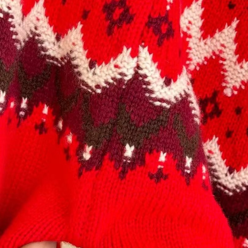 L**o p*ana Fair Isle Turtleneck Sweater