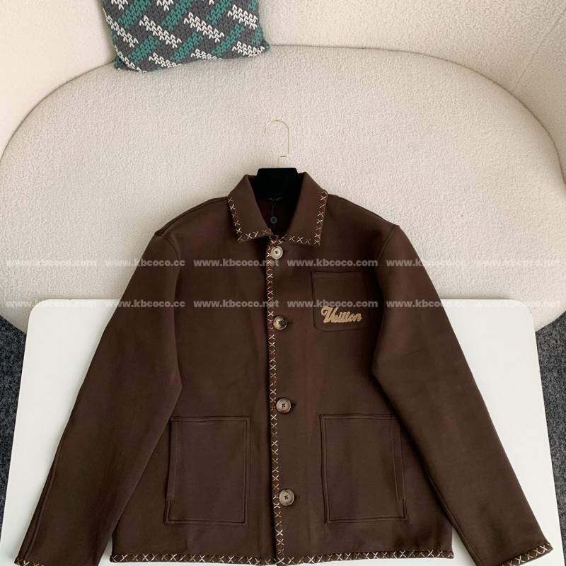 L0*is V*t0n x Tyler SS24 Letter Embroidery Casual Jacket