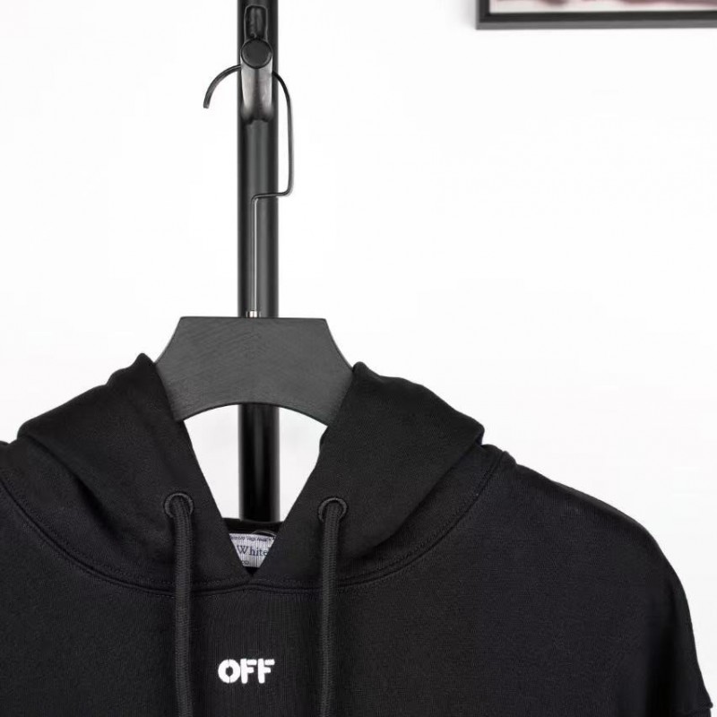 offwhite dark pattern anchor arrow embroidered sweatshirt