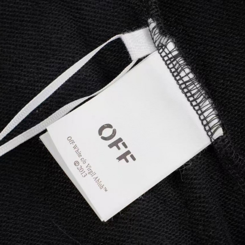 offwhite dark pattern anchor arrow embroidered sweatshirt