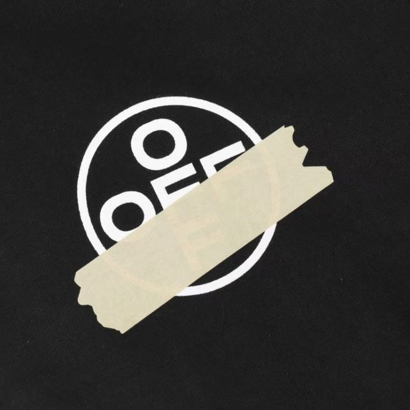 offwhite yellow glue arrow hoodie