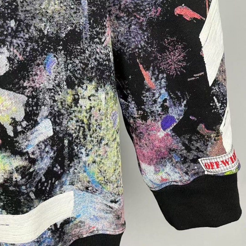 offwhite fireworks crew neck sweatshirt