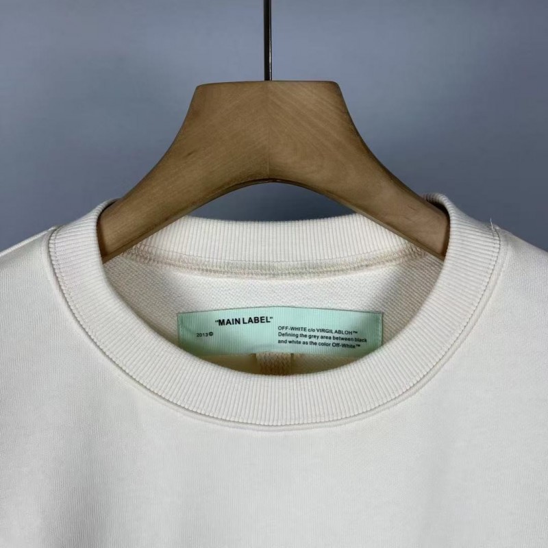 offwhite Monet oil painting round neck sweatshirt