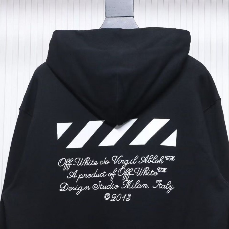 offwhite number 23 hooded sweatshirt slash letter hoodie