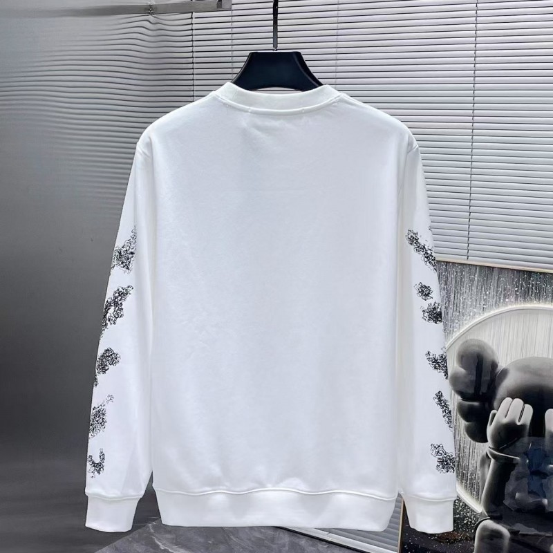 offwhite24 autumn and winter new letter logo round neck sweatshirt