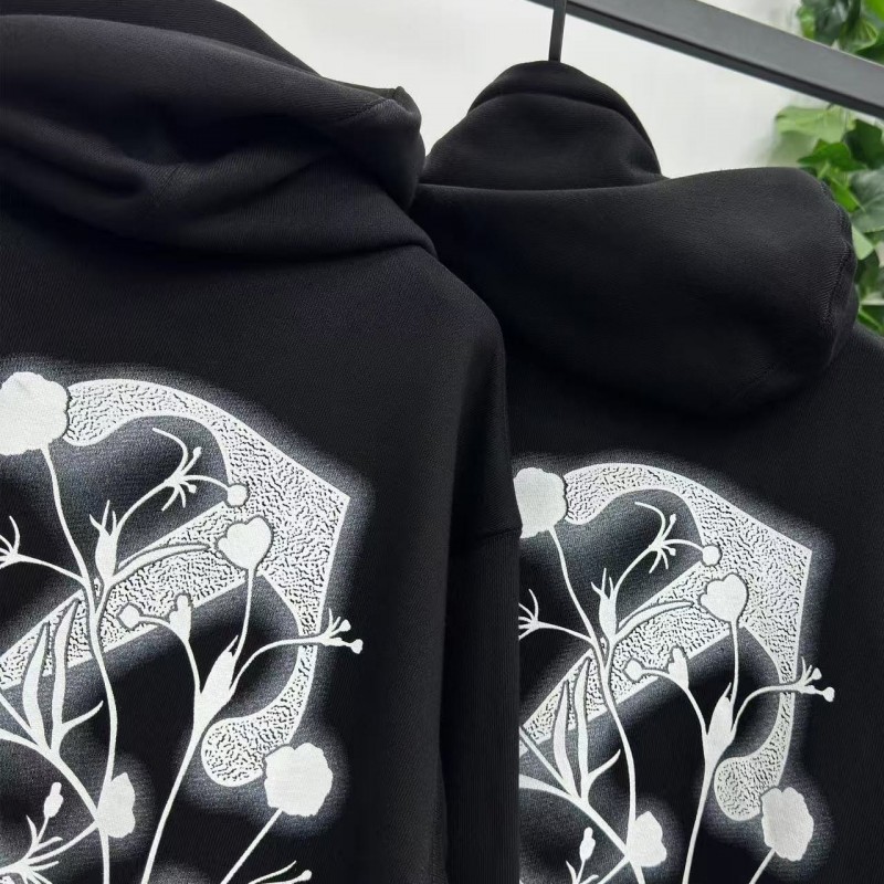 offwhite24 autumn and winter tulip arrow hooded sweatshirt