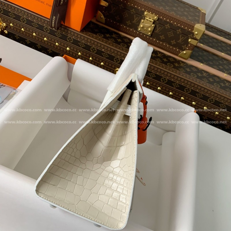 H**mes Limited Edition Birkin 25cm,American crocodile leather togo calfskin