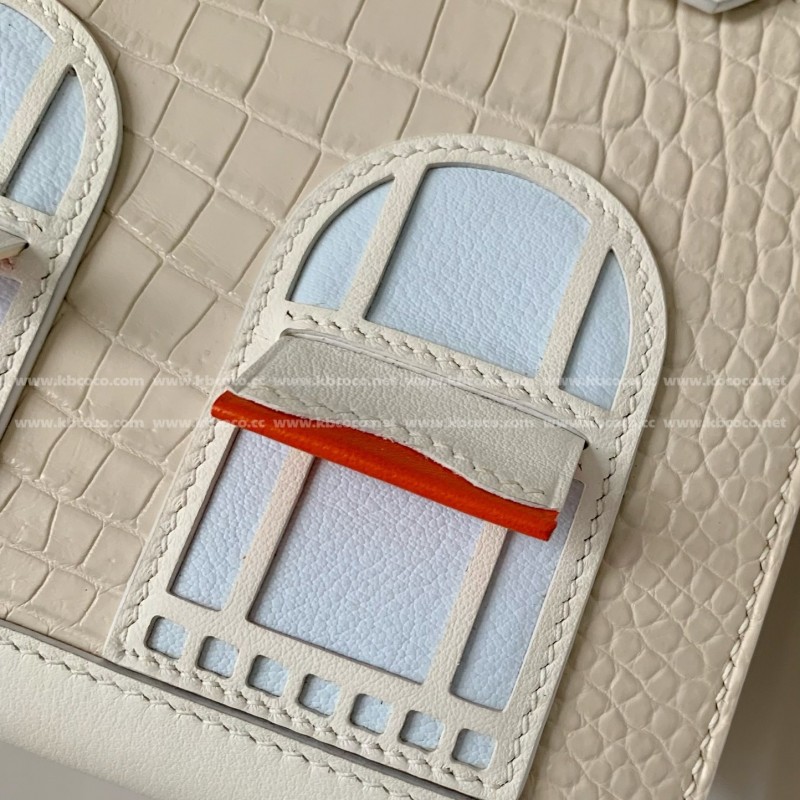 H**mes Limited Edition Birkin 25cm,American crocodile leather togo calfskin